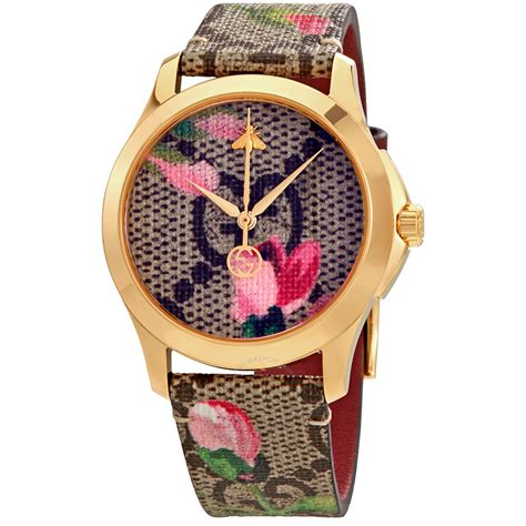 gucci women's floral watch|discontinued gucci ladies watches.